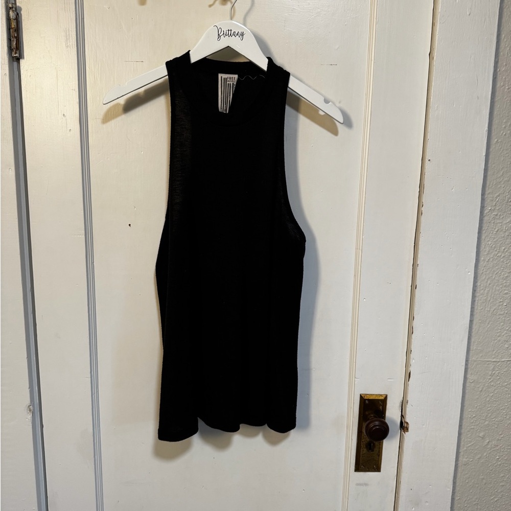 Free People Black Tank Top